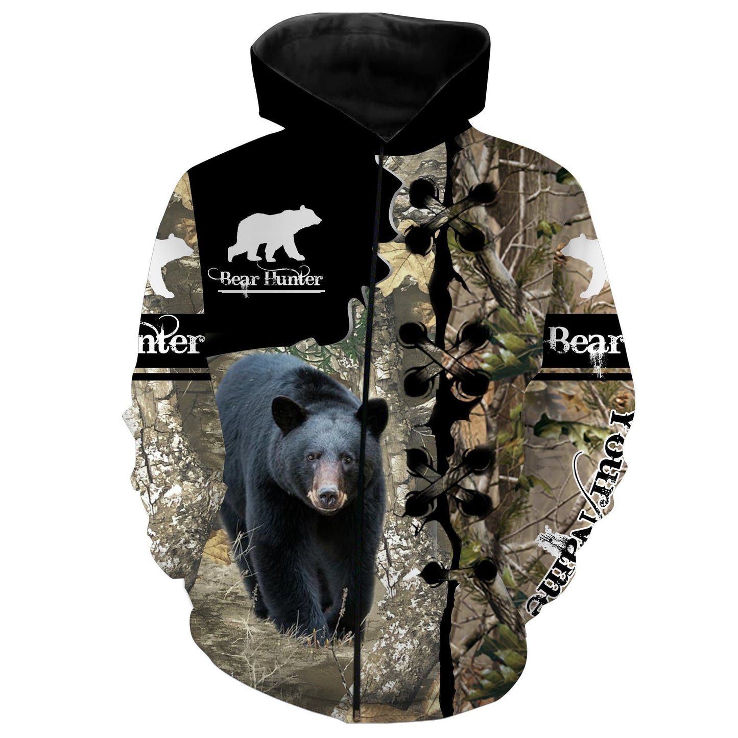 Bear Hunting Customize Name 3D Shirts