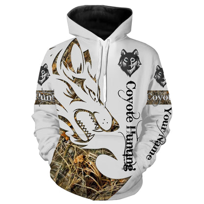 Coyote Hunting Customize Name 3D Shirts