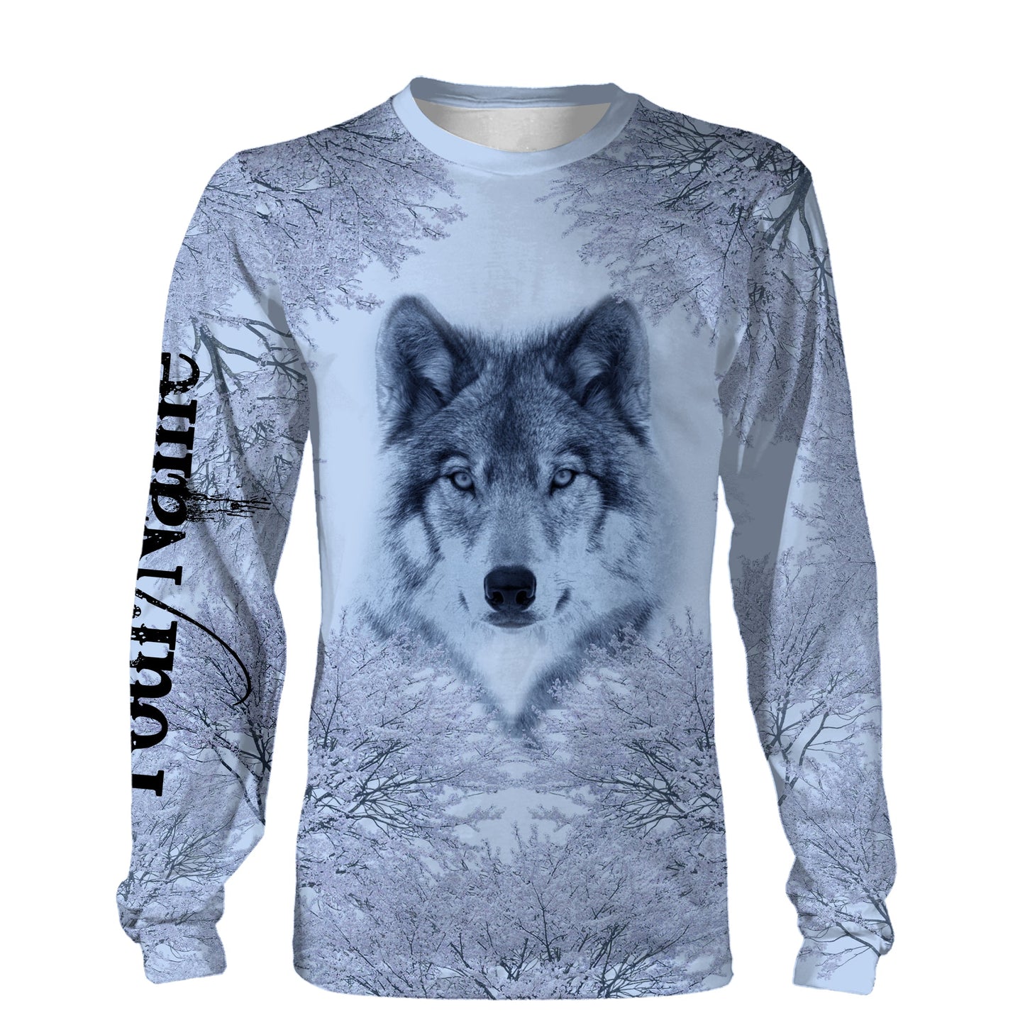 Winter Wolf Hunting Customize Name 3D Shirts