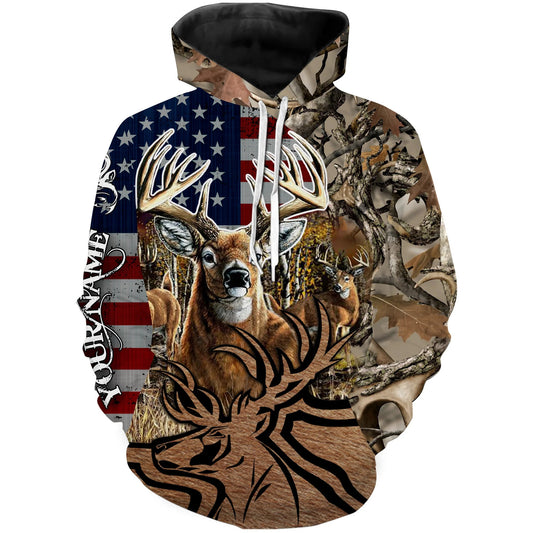 Deer Hunting A9 All Over Printed Hoodie