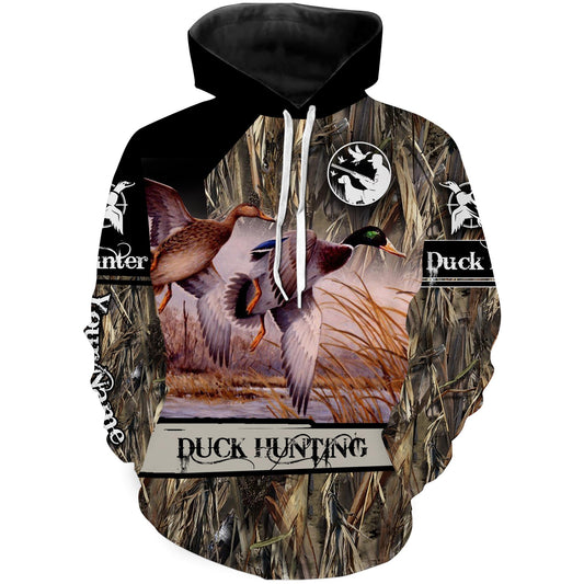 Duck Hunting Waterfowl Customize Name 3D Shirts