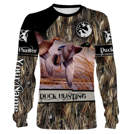 Duck Hunting Waterfowl Customize Name 3D Shirts