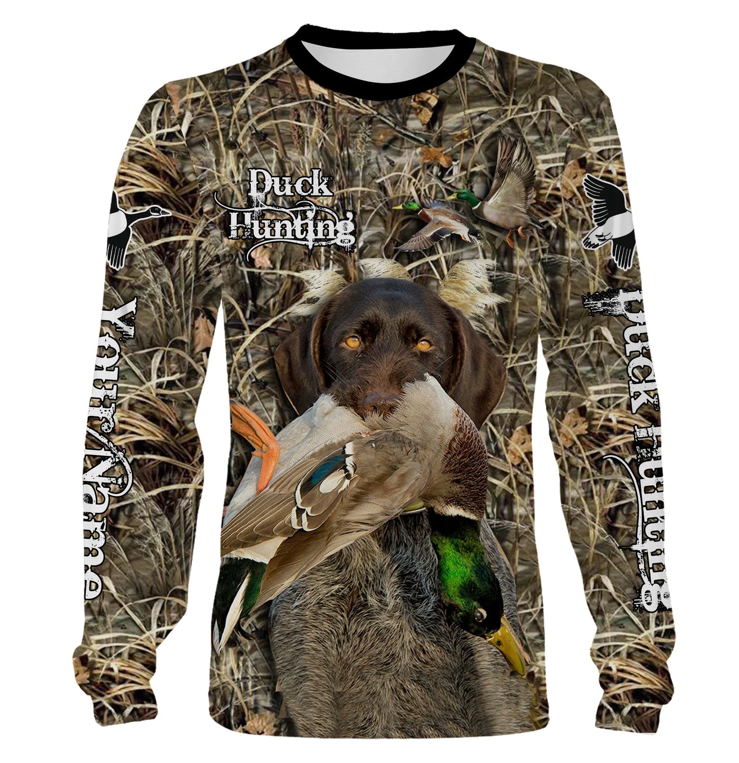 Duck Hunting Customize Name 3D Shirts