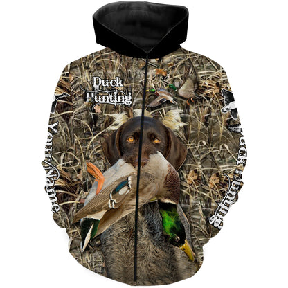 Duck Hunting Customize Name 3D Shirts