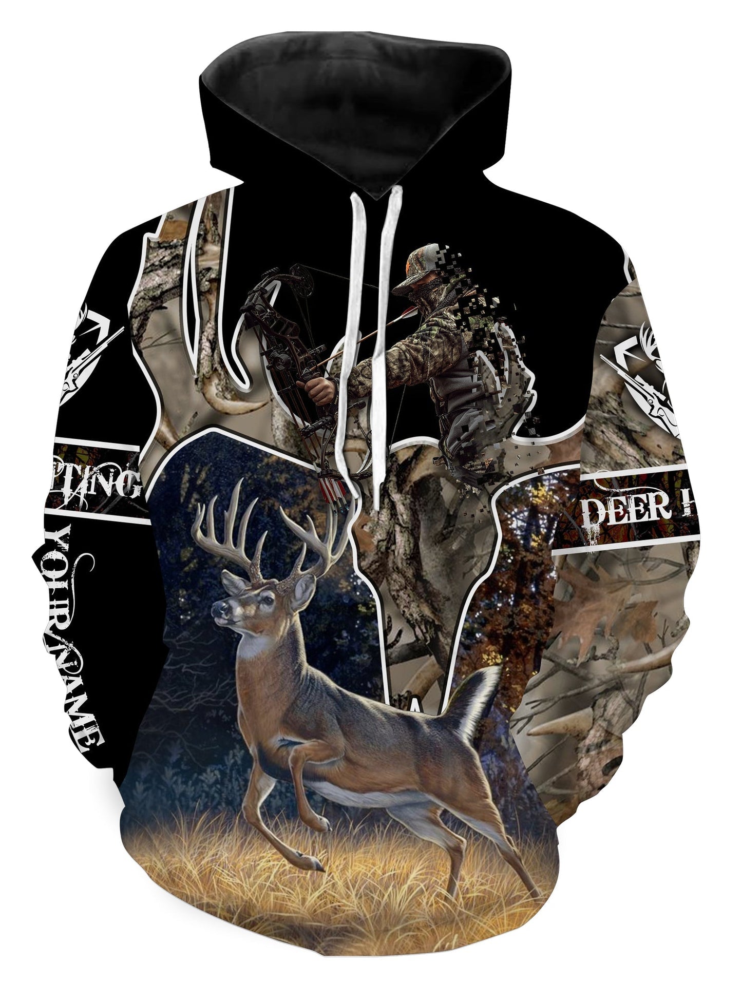 Deer Hunting Customize Name 3D Shirts