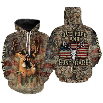 Hunting Pro Binoculars Shirt 3D All Over Printed Clothes