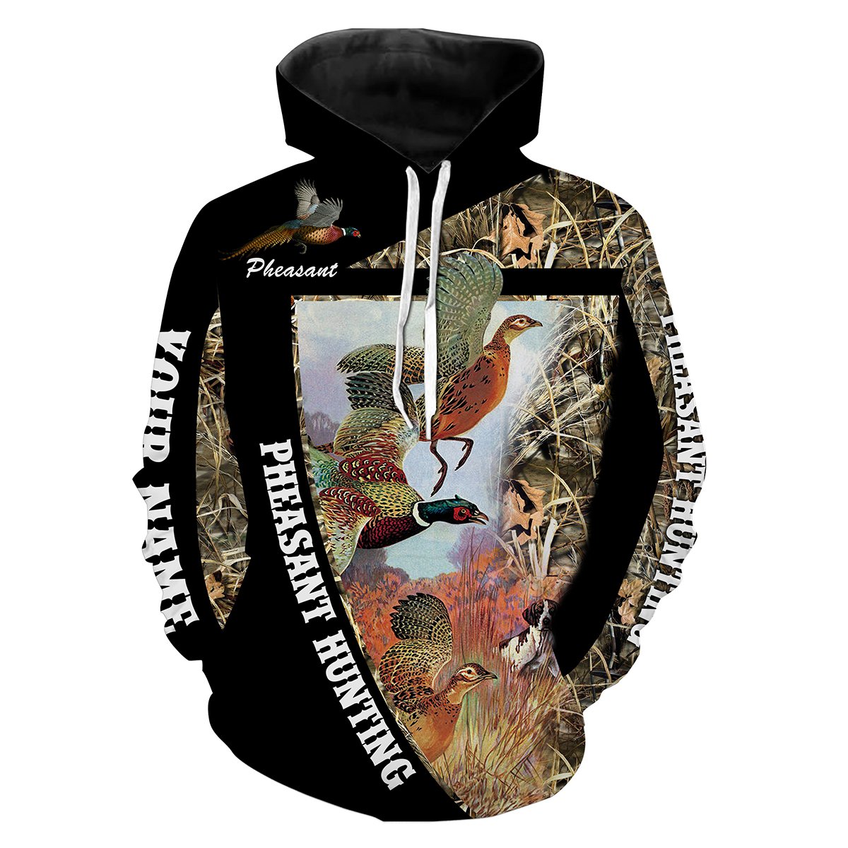 Pheasant Hunting Customize Name 3D Shirts