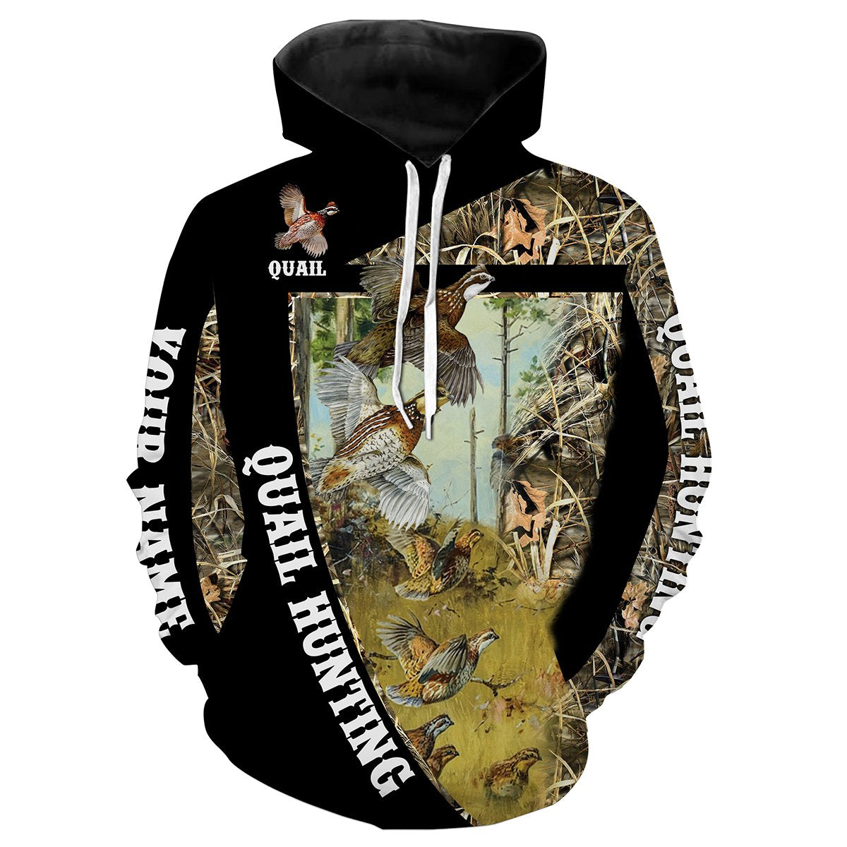 Quail Hunting Customize Name 3D Shirts