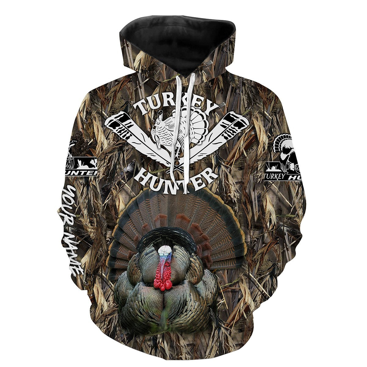 Turkey Hunting Customize Name 3D Shirts