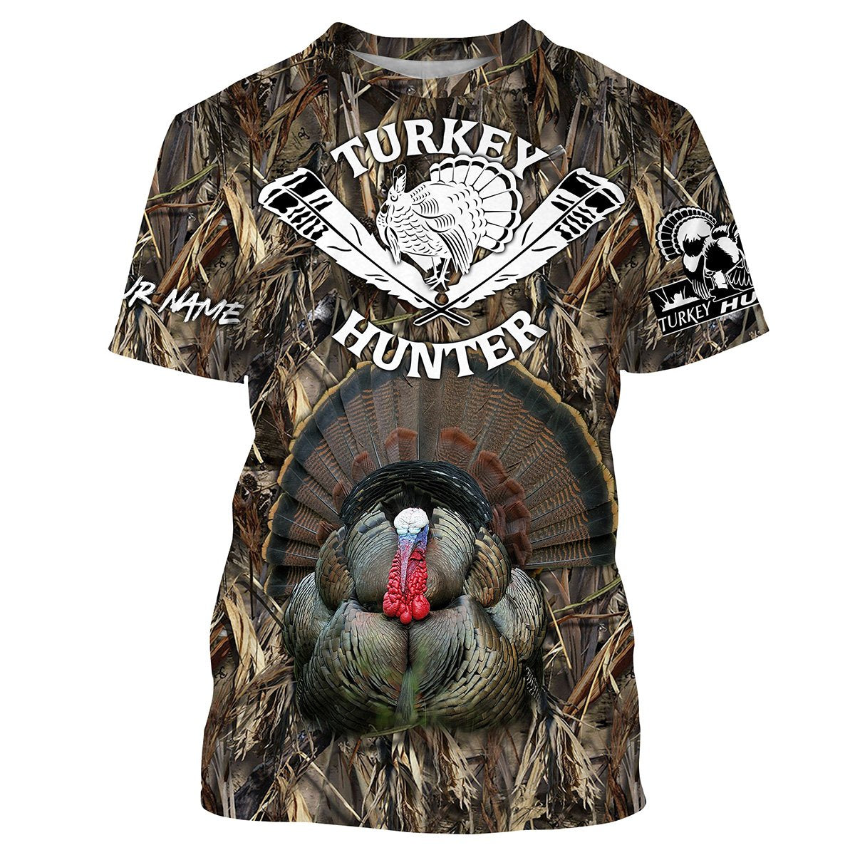 Turkey Hunting Customize Name 3D Shirts