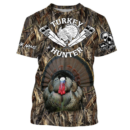 Turkey Hunting Customize Name 3D Shirts