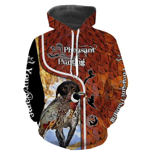 Pheasant Hunting Customize Name 3D Shirts