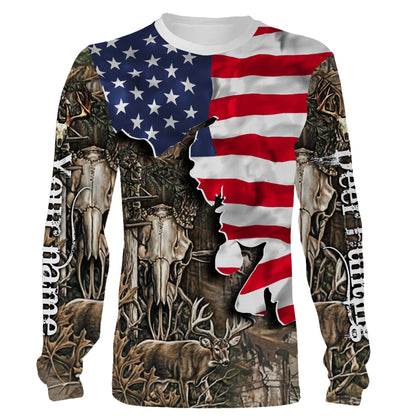 Deer Hunting Customize Name 3D Shirts