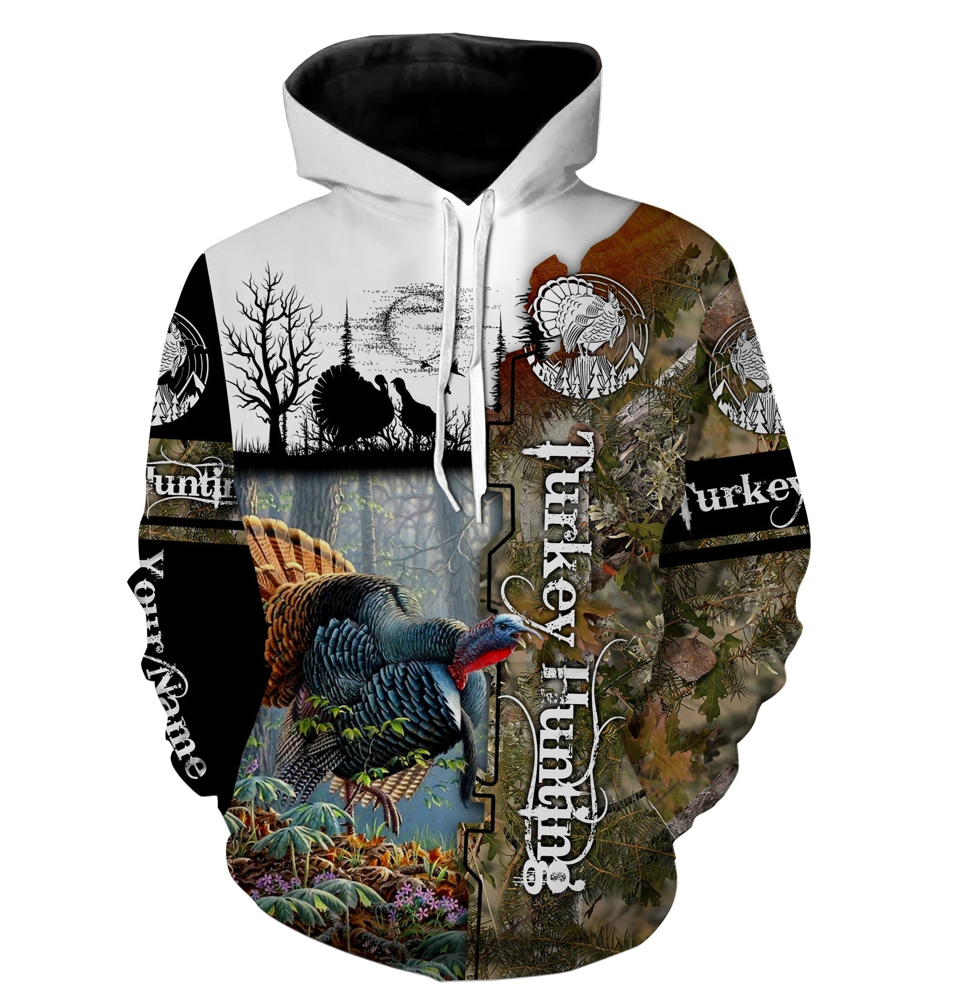 Turkey Hunting Customize Name 3D Shirts