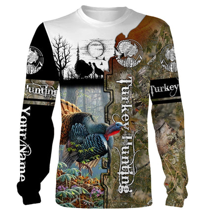 Turkey Hunting Customize Name 3D Shirts