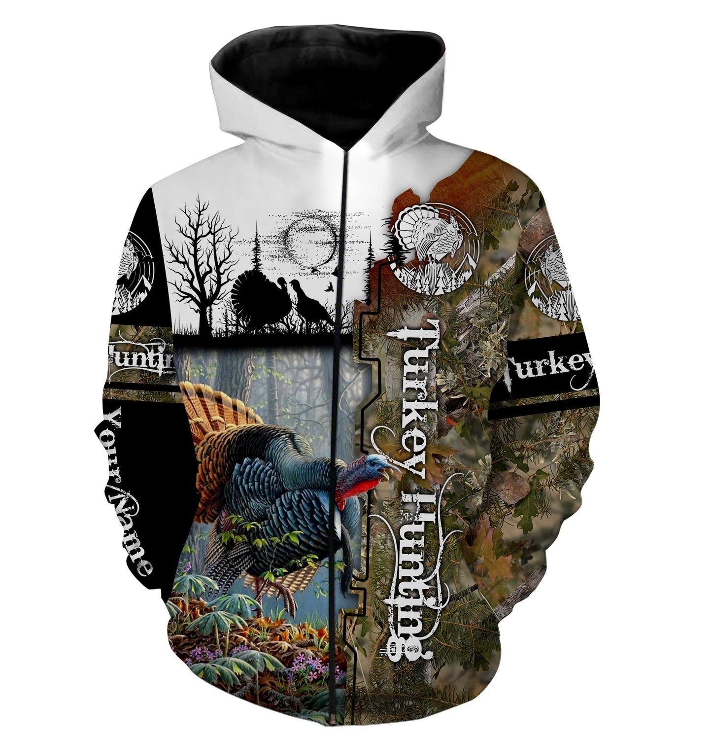 Turkey Hunting Customize Name 3D Shirts