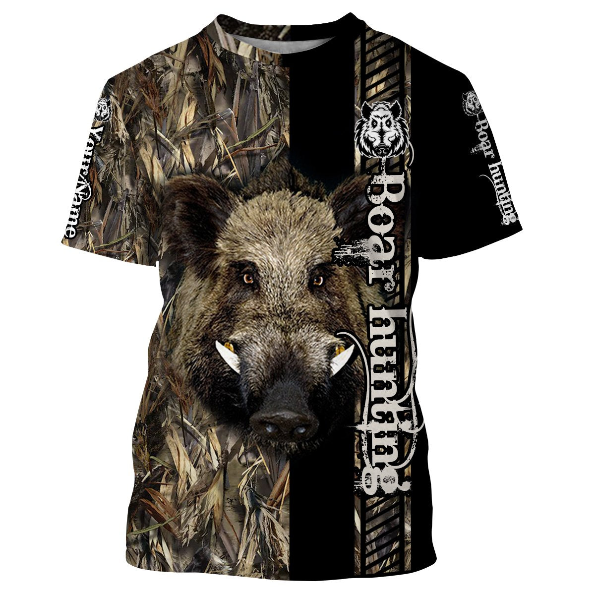 Boar Hunting Customize Name 3D Shirts