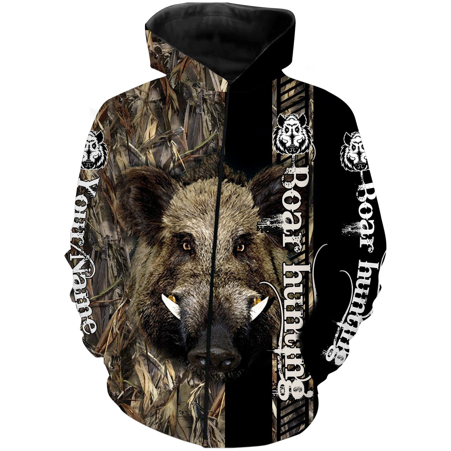 Boar Hunting Customize Name 3D Shirts