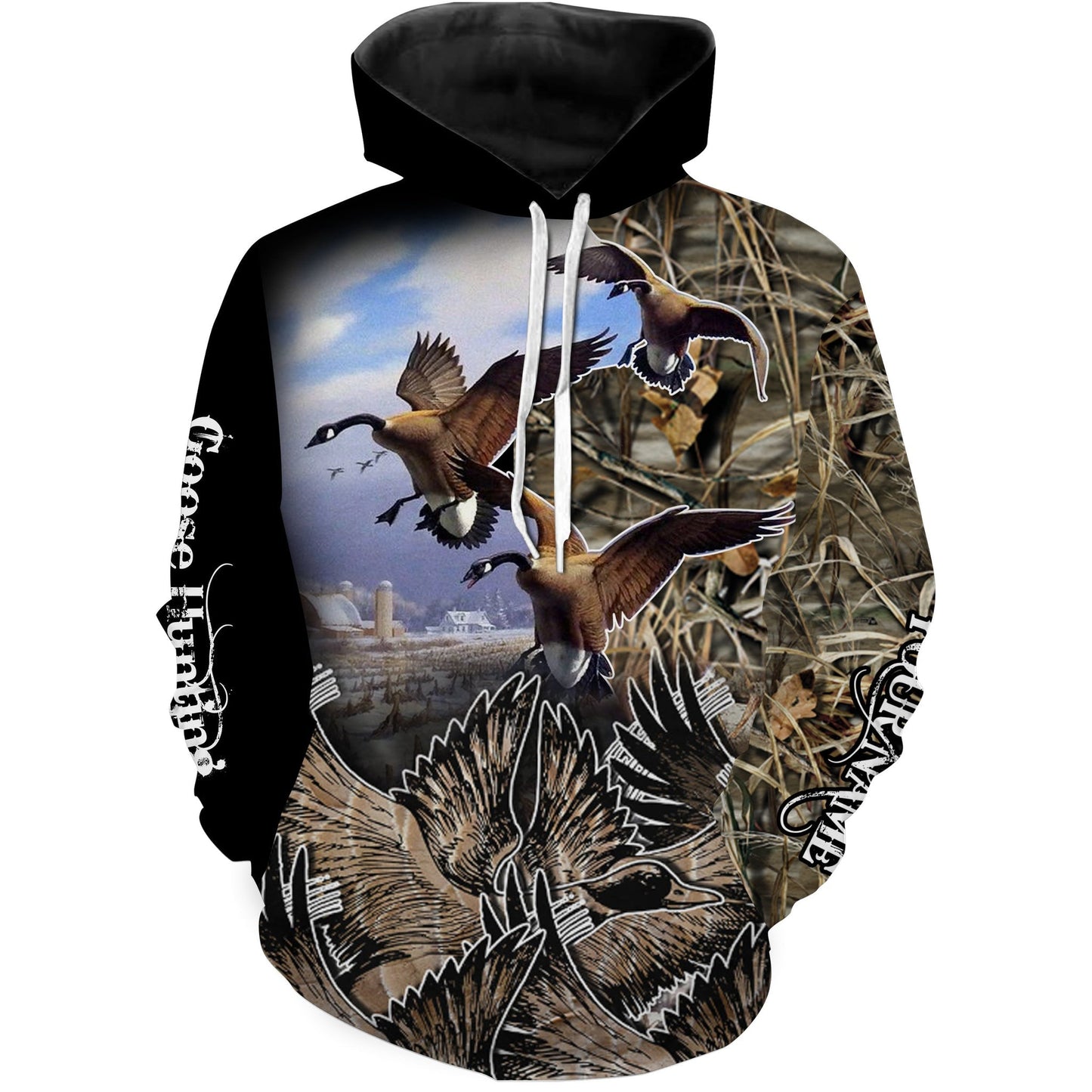 Waterfowl Hunting Customize Name 3D Shirts