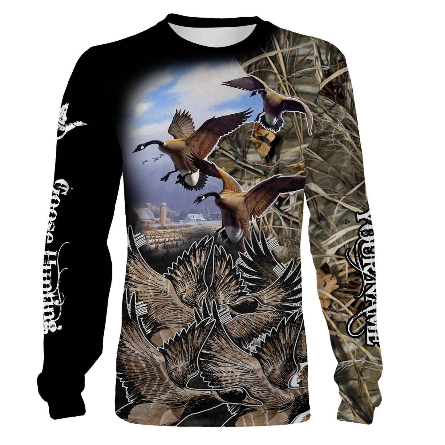 Waterfowl Hunting Customize Name 3D Shirts