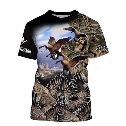 Waterfowl Hunting Customize Name 3D Shirts