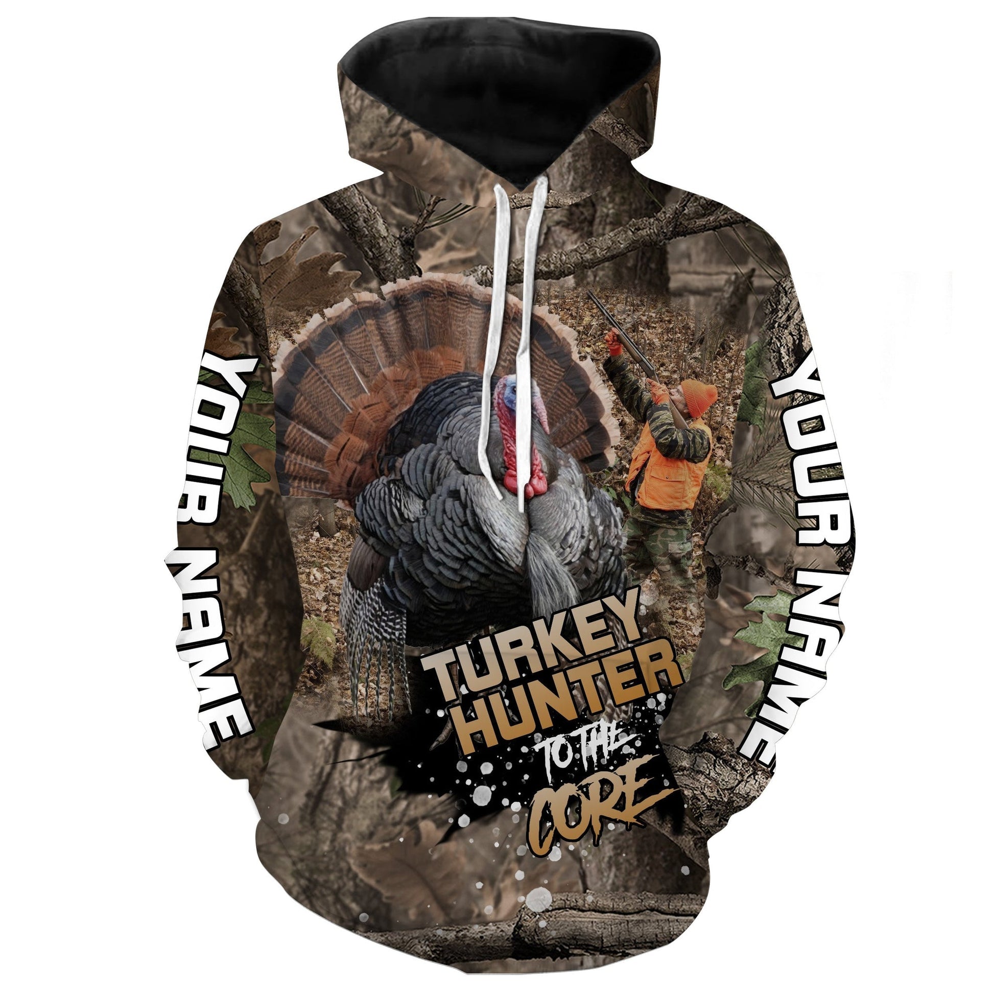 Turkey Hunting Customize Name 3D Shirts