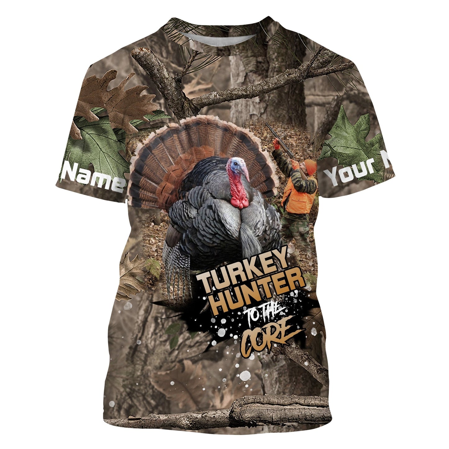 Turkey Hunting Customize Name 3D Shirts