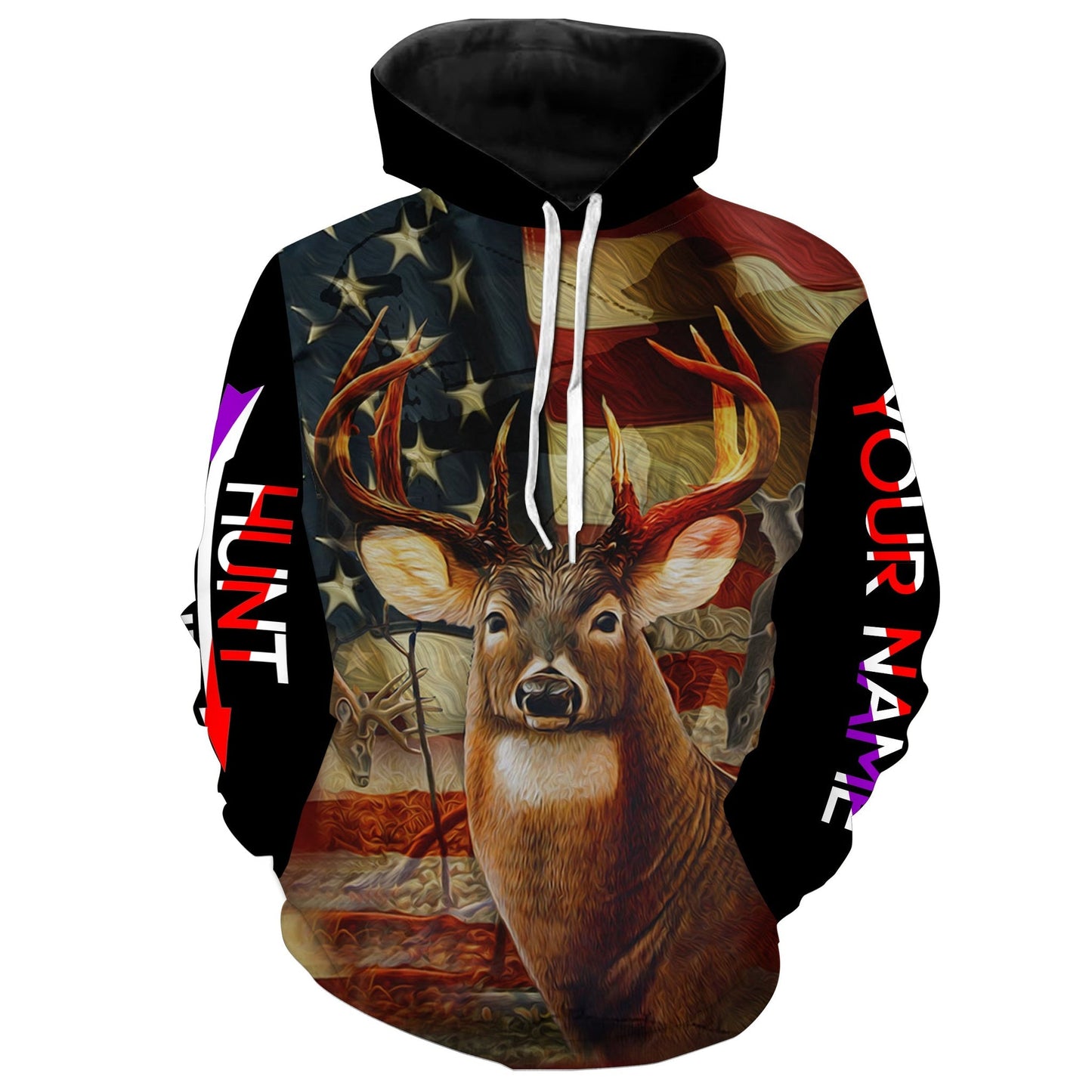 Deer Hunting Customize Name 3D Shirts