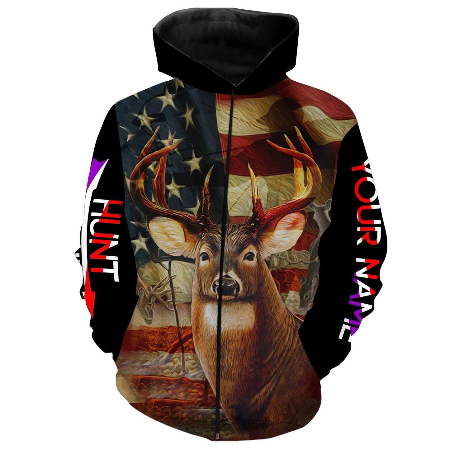 Deer Hunting Customize Name 3D Shirts