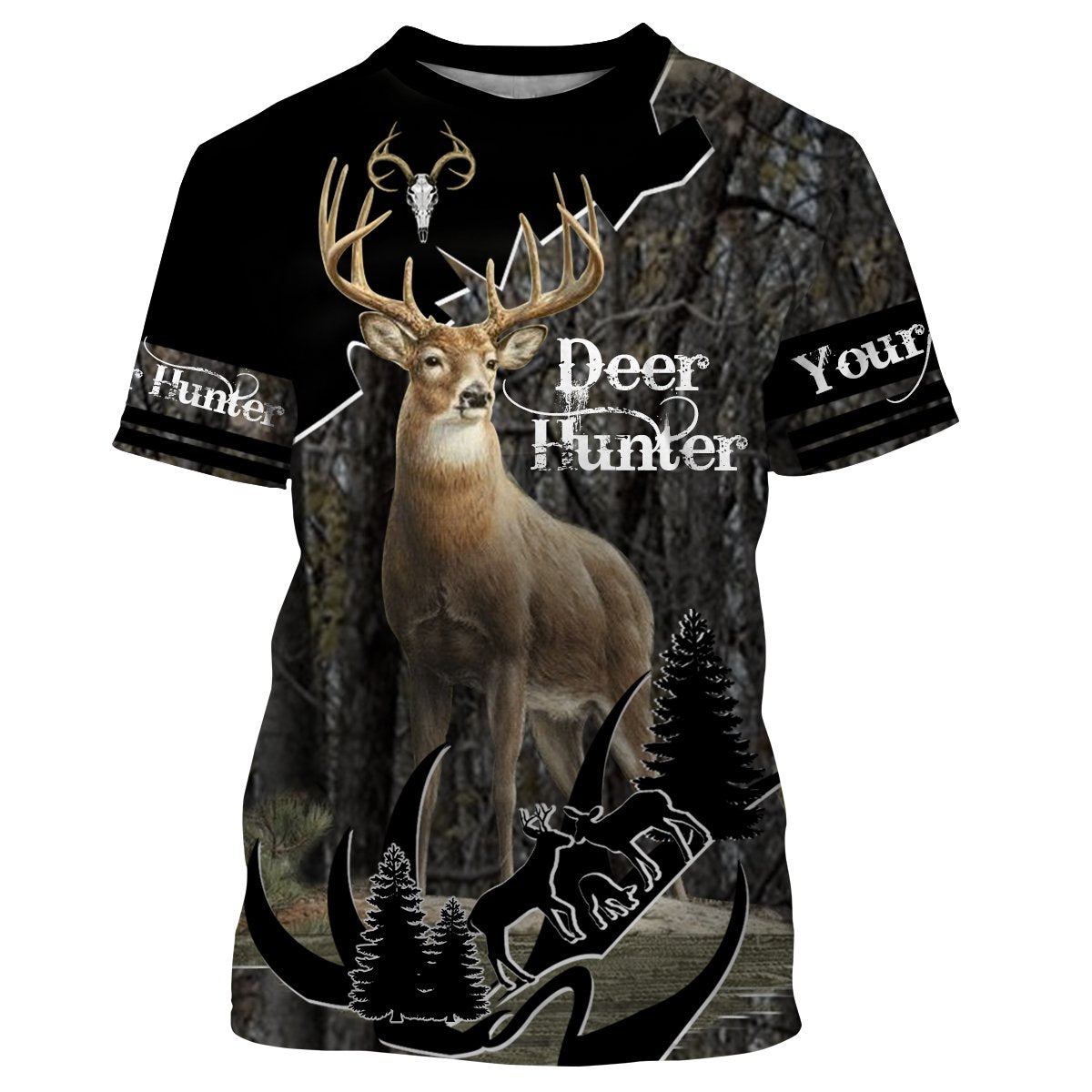 Deer Hunting Customize Name 3D Shirts