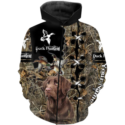 Duck Hunting Customize Name 3D Shirts