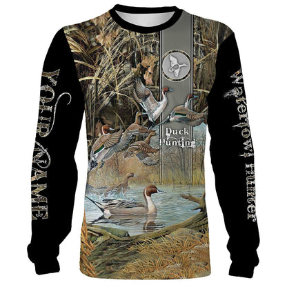 Duck Hunting Customize Name 3D Shirts