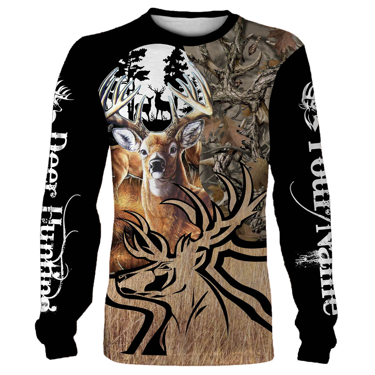 Deer Hunting Customize Name 3D Shirts