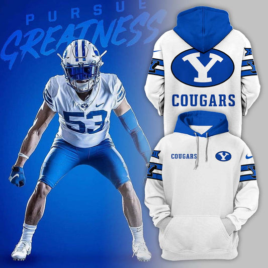BYU Football White 1996 Throwback Limited Hoodie | FO82