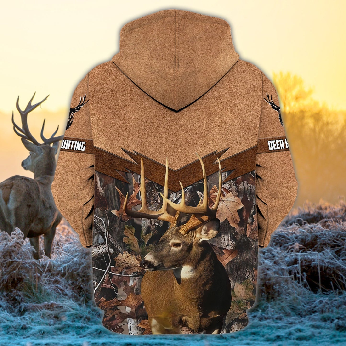 Custom Name Hunting Deer Shirt 3D All Over Printed Clothes