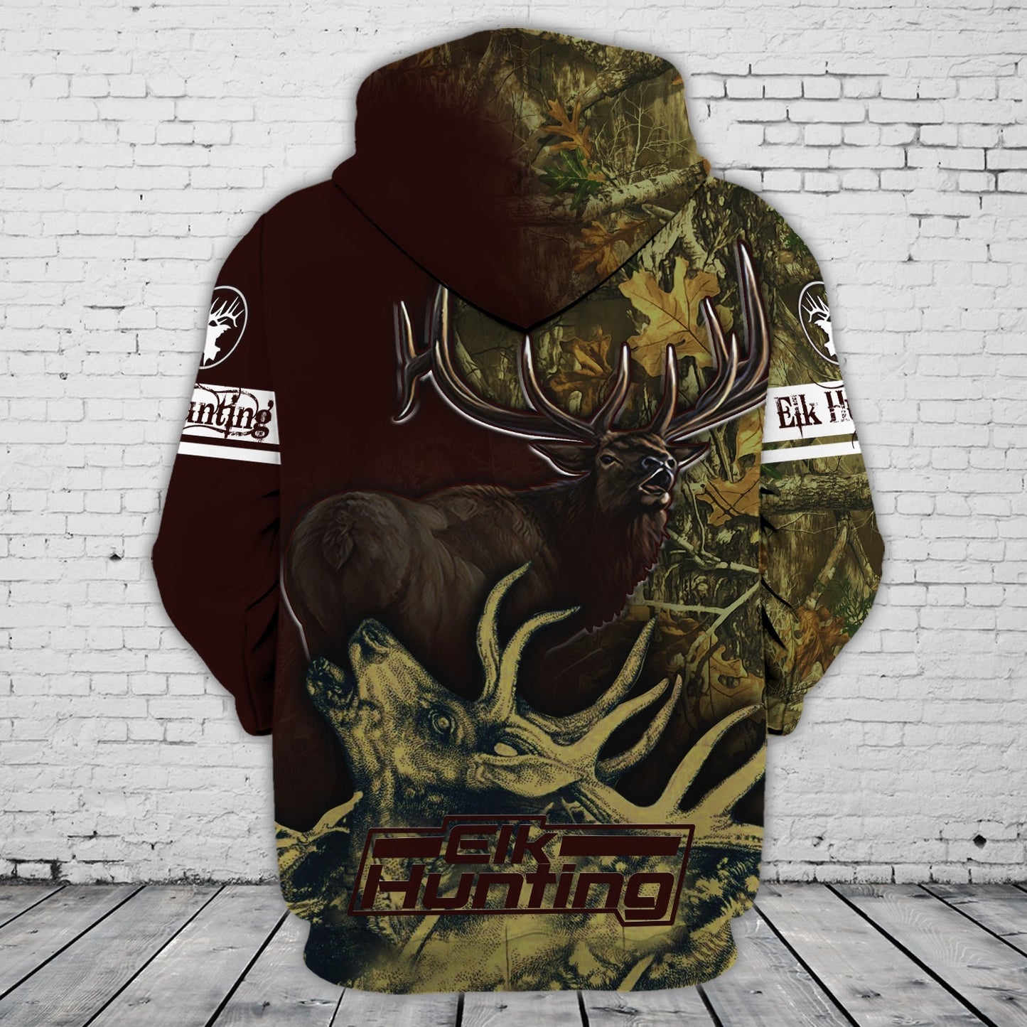 Custom Name Hunting Elk Shirt 3D All Over Printed Clothes