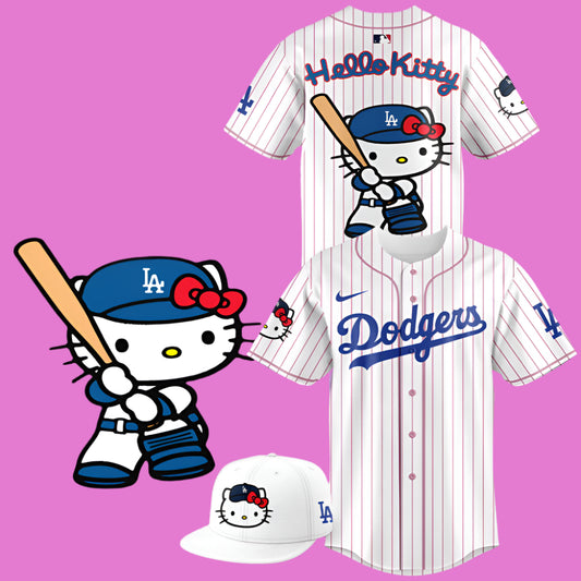 Limited Editon Los Angeles Dodgers x Hello Kitty Jersey