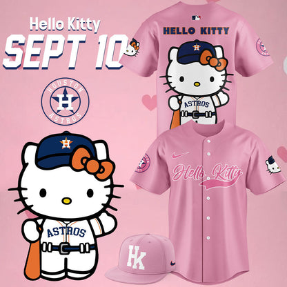 Limited Editon Houston Astros x Hello Kitty 50TH Jersey