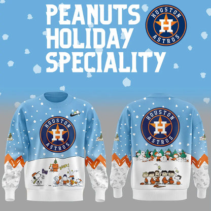 Houston Astros Peanuts & Snoopy Sweatshirt