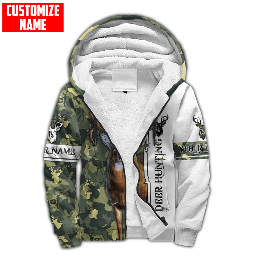 Deer Hunting Personalized 3D Over Printed Hoodie