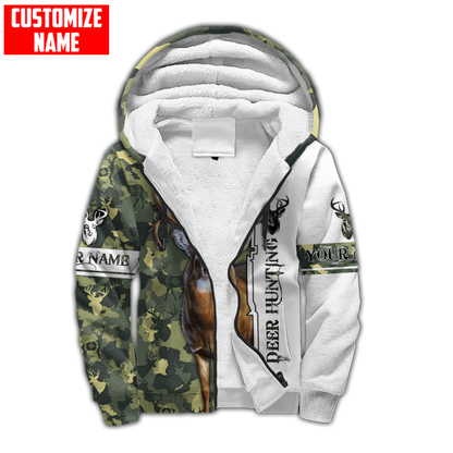 Deer Hunting Personalized 3D Over Printed Hoodie