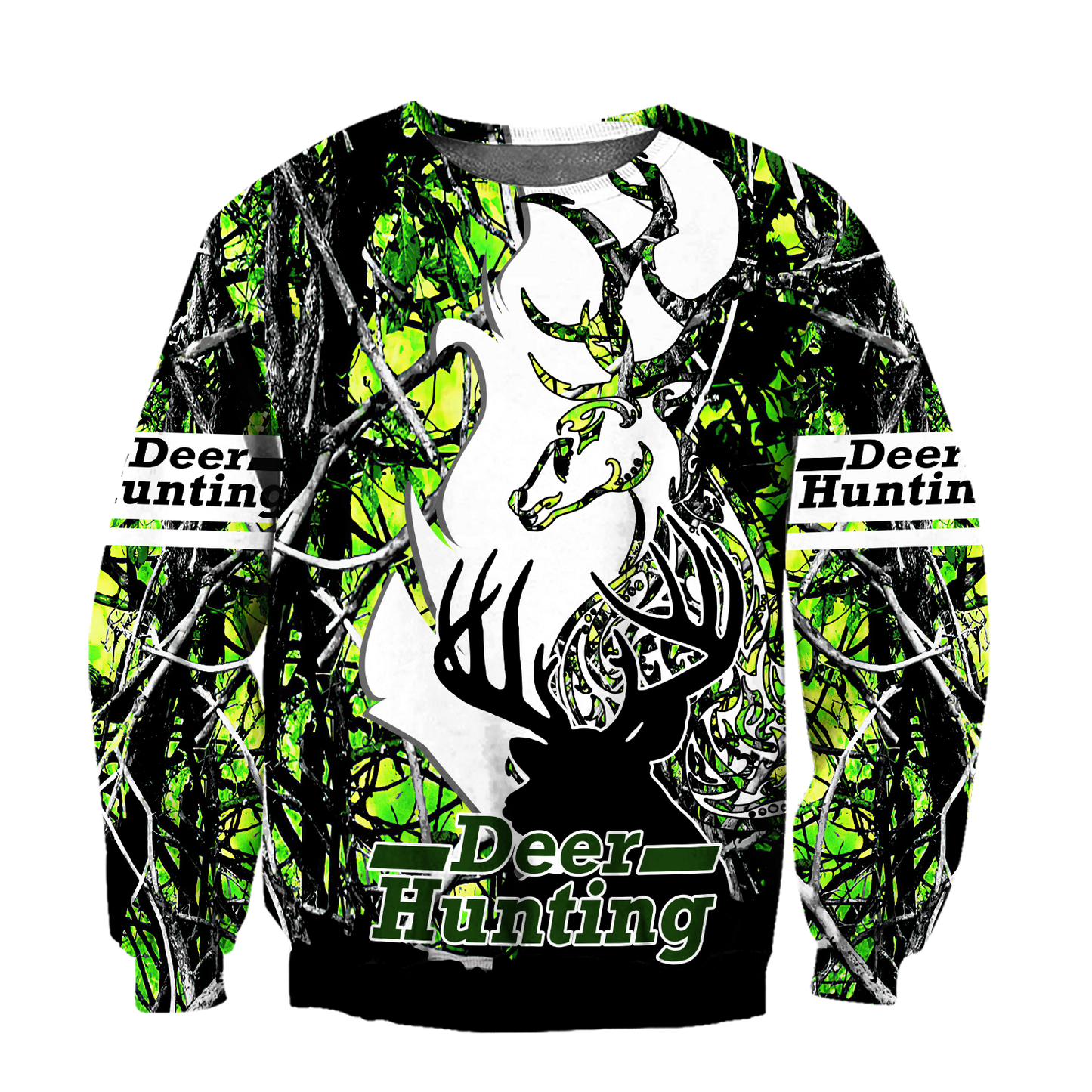 Light Green Deer Hunting 3D Custom All Over Printed Shirts Gift For Hunter