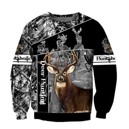 Huntaholic 3 Deer Hunting 3D All Over Printed Shirts Gift For Hunter