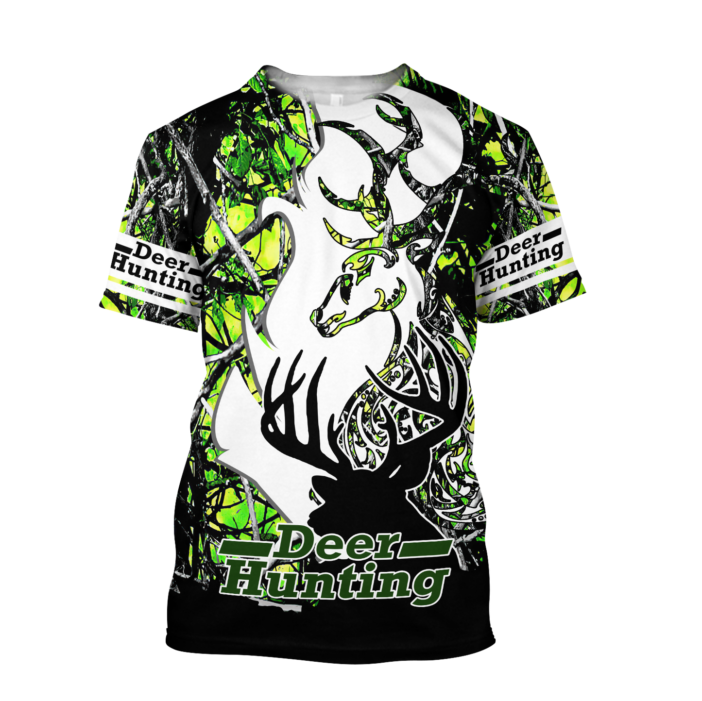 Light Green Deer Hunting 3D Custom All Over Printed Shirts Gift For Hunter