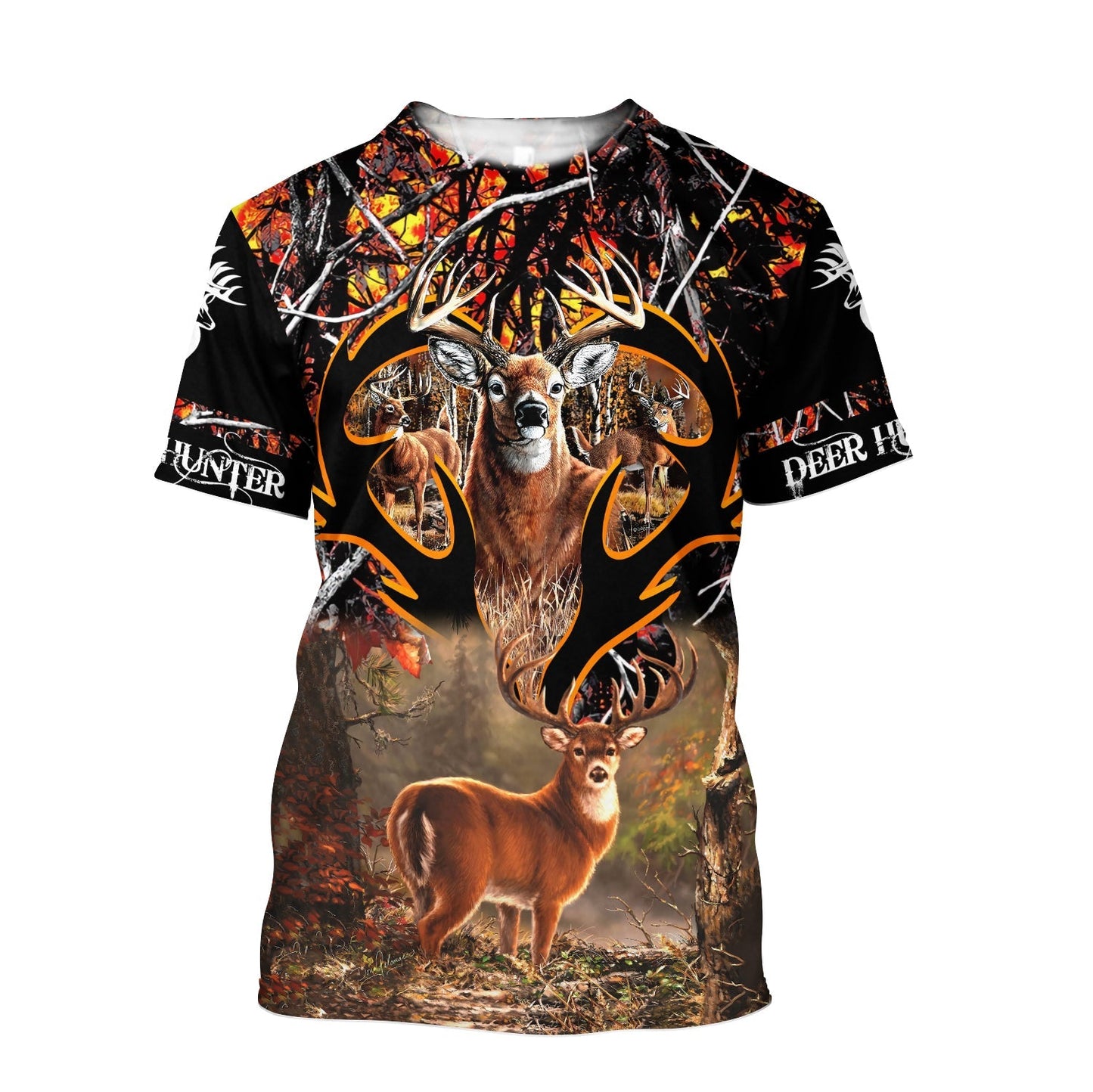 Amazing Deer Hunting 3D Custom Name All Over Printed Shirts Gift For Hunter