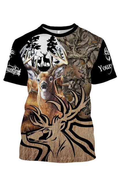 Deer Hunting Customize Name 3D Shirts