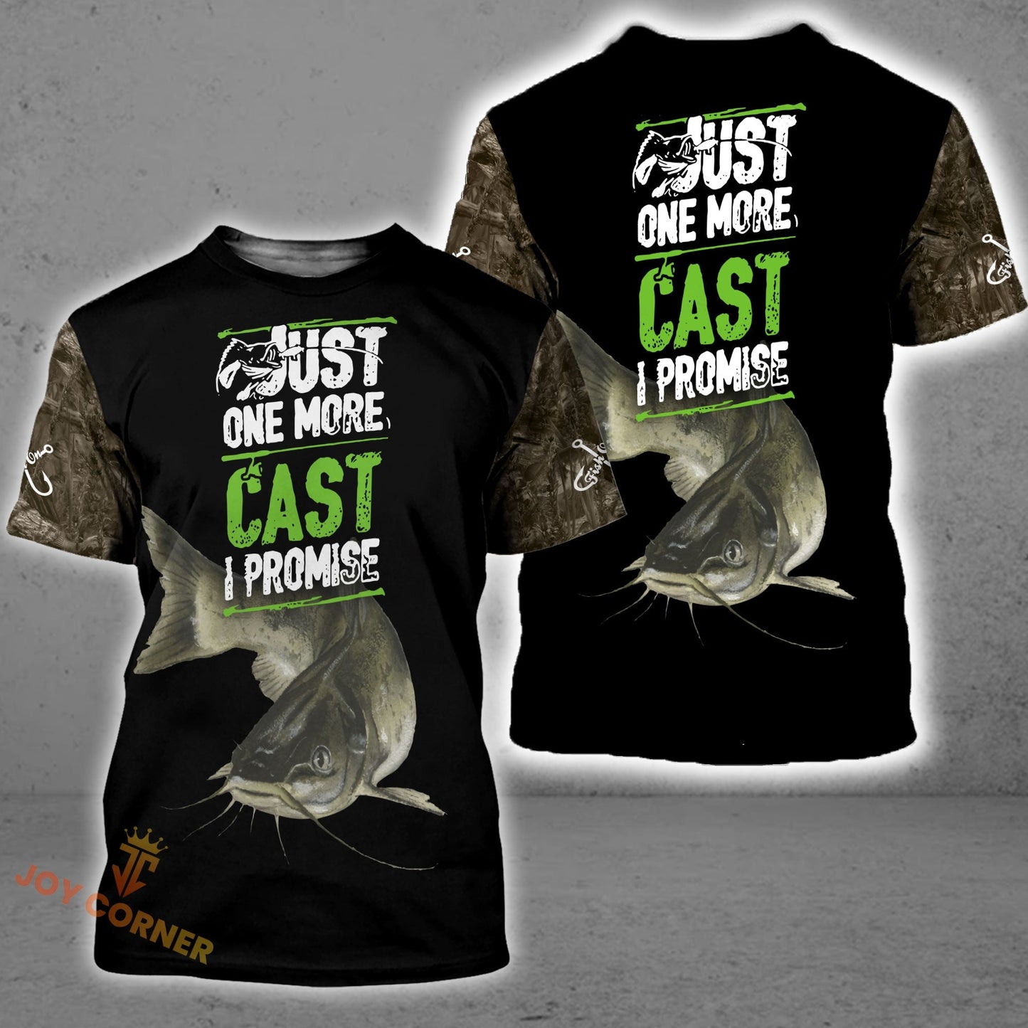 Just One More Cast I Promise Shirt 3D Design All Over Printed