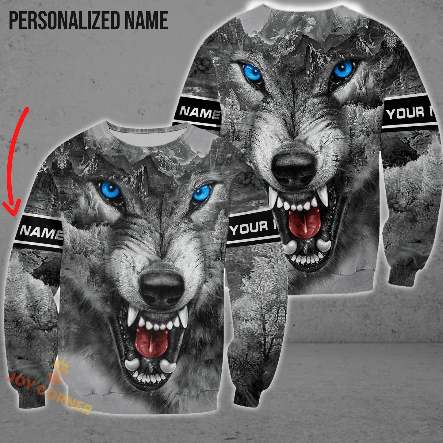 White Wolf Shirts Personalized 3D Design All Over Printed