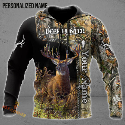 Custom Name Deer Hunting 3D Design All Over Printed