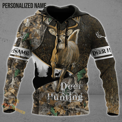 Personalized Deer Hunting Camo Autunm 3D Design All Over Printed